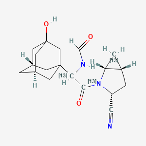 N-Formyl Saxagliptin-13C3
