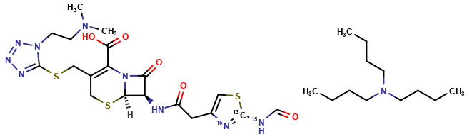 N-Formyl-cefotiam-13C,15N2 N,N-Dibutyl-1-butanamine