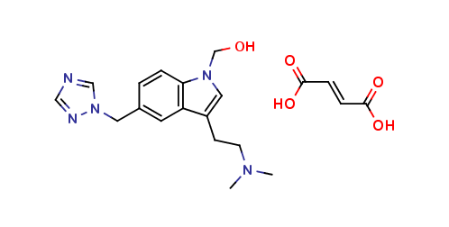 N-Hydroxymethyl Rizatriptan Fumarate