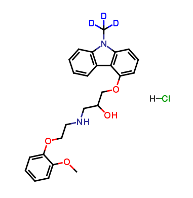N-Methyl Carvedilol-d3 Hydrochloride Salt