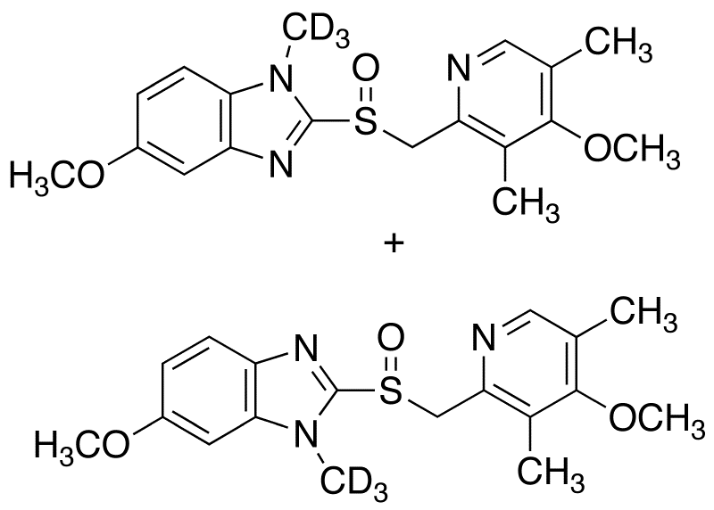 N-Methyl Omeprazole-d3(Mixture of isomers with the methylated nitrogens of imidazole)