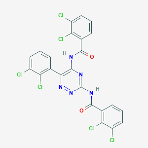 N,N’-[6-(2,3-Dichlorophenyl)-1,2,4-triazine-3,5-diyl]bis[2,3-dichlorobenzamide