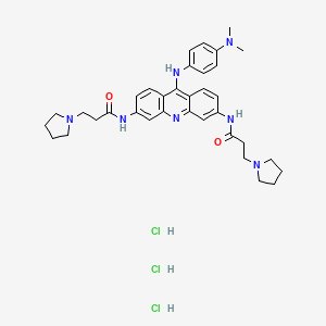 N,N'-[9[[4-(Dimethylamino)phenyl]amino]-3,6-acridinediyl]bis-1-pyrrolidinepropanamide Trihydrochlori