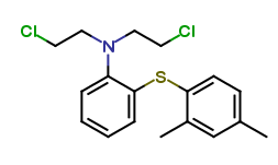 N,N-Bis(2-chloroethyl)-2-[(2,4-dimethylphenyl)thio]-benzenamine
