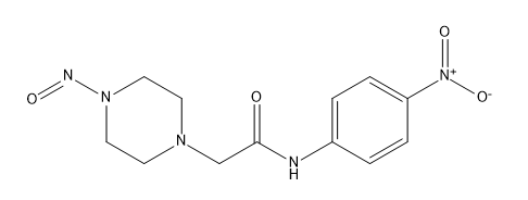 N,N-Di desmethyl N-Nitroso Nintedanib 4-Nitrophenyl Impurity