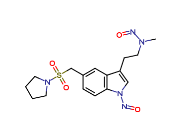 N,N-Dinitroso Desmethyl Almotriptan impurity