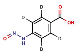 Show details of N-Nitroso-4-aminobenzoic Acid D4