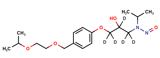 N-Nitroso Bisoprolol-D5