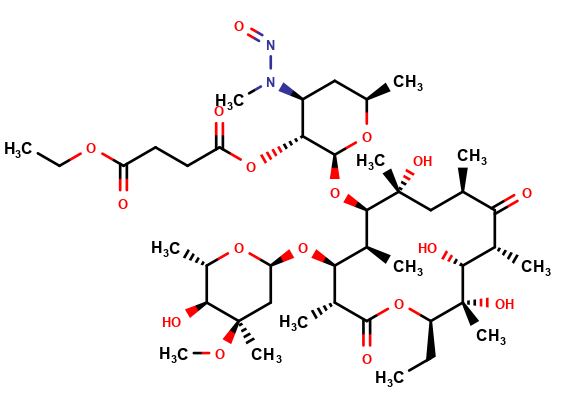 N-Nitroso-Desmethyl Erythromycin Ethyl Succinate