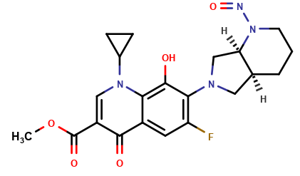 N-Nitroso Desmethyl Moxifloxacin methyl ester