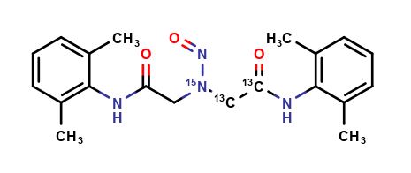 N-Nitroso Lidocaine EP Impurity E-15N 13C2