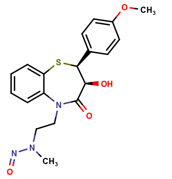 N-Nitroso N-desmethyl O-desacetyl Diltiazem
