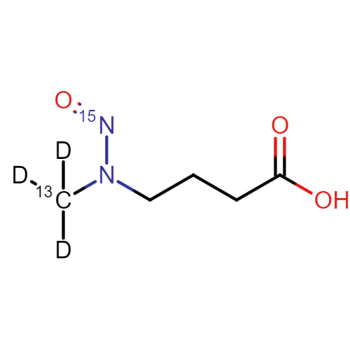 N-Nitroso-N-methyl-4-aminobutyric Acid-13CD3 15N