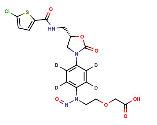 N-Nitroso Rivaroxaban Open-Ring Acid D4
