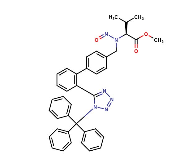 N-Nitroso TrtylValsartan Desvaleryl Methyl Ester