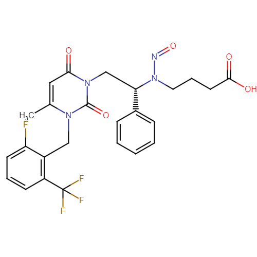 N-Nitroso des bromo des 2-fluoro-3-methoxyphenyl Elagolix impurity