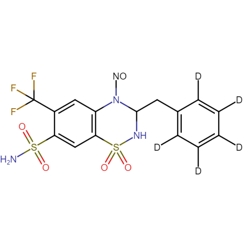N-Nitroso rac Bendroflumethiazide-D5