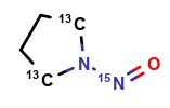 N-Nitrosopyrrolidine-13C2,15N