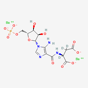 N-Succinyl-5-aminoimidazole-4-carboxamide Ribose 5’-Phosphate Dibarium Salt-d3