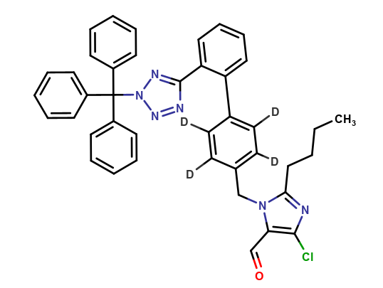 N-Trityl Losartan-d4 Carboxaldehyde