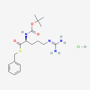 N-alpha-(t-Butoxycarbonyl)-L-arginine thiobenzyl ester hydrochloride