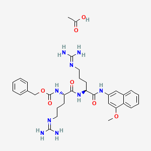 N-alpha-CBZ-L-arginyl-L-arginine 4-Methoxy-beta-naphthylamide, Acetate Salt