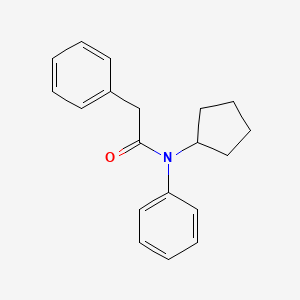 N-cyclopentyl-N,2-diphenylacetamide