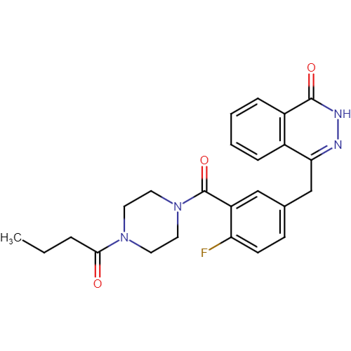 N-descyclopropanecarbonyl N-butyryl Olaparib
