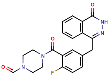 N-descyclopropanecarbonyl N-formyl Olaparib