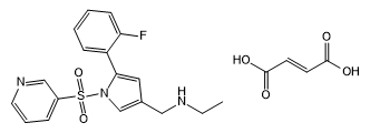N-desmethyl N-ethyl vonoprazan fumarate