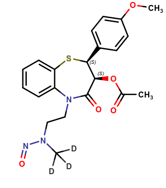 N-desmethyl N-nitroso Diltiazem-D3