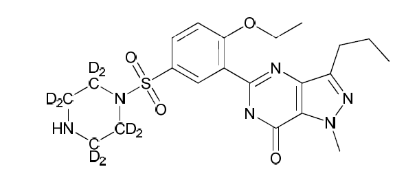N-desmethyl Sildenafil D8