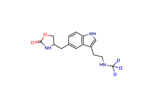 N-desmethyl Zolmitriptan D3