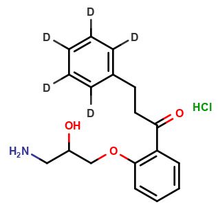 N-despropyl-Propafenone D5 HCl