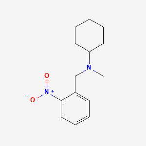 N-methyl-N-(2-nitrobenzyl)cyclohexanamine