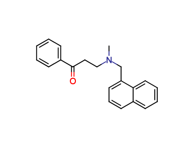 N-methyl-N-[3-oxo-3-phenyl-propyl]napthalene-1-methylamine﻿