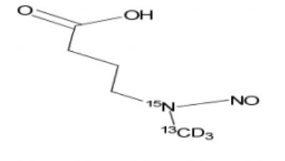N-nitroso N-methyl 4-amino butyric acid 13CD3 15N (1mg/1ml in acetonitrile)