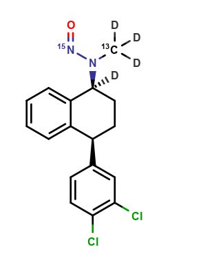 N-nitroso Sertraline-13CD4 15N