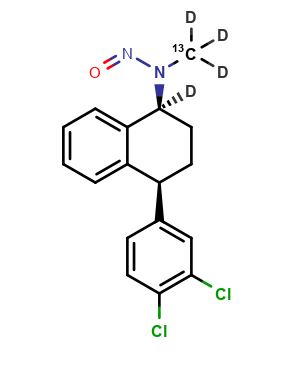 N-nitroso Sertraline-13CD4
