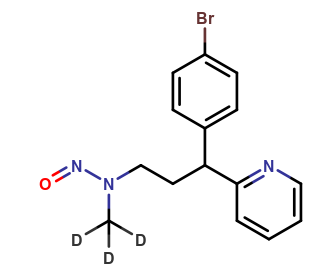 N-nitroso desmethyl-Brompheniramine D3