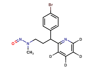 N-nitroso desmethyl-Brompheniramine D4 (pyridine-D4)