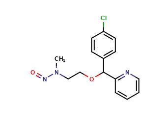N-nitroso desmethyl-carbinoxamine