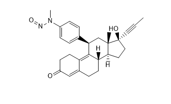 N-nitroso desmethyl-mifepristone