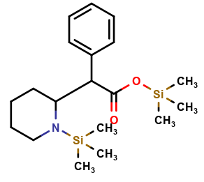 N-trimethylsilyl-Ritalinic acid trimethylsilyl ester