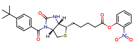 N1-(4-(t-Butyl)benzoyl)-D-(+)biotin 2-Nitrophenyl Ester
