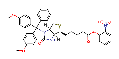 N1-(Dimethoxytrityl)-D-(+)biotin 2-Nitrophenyl Ester