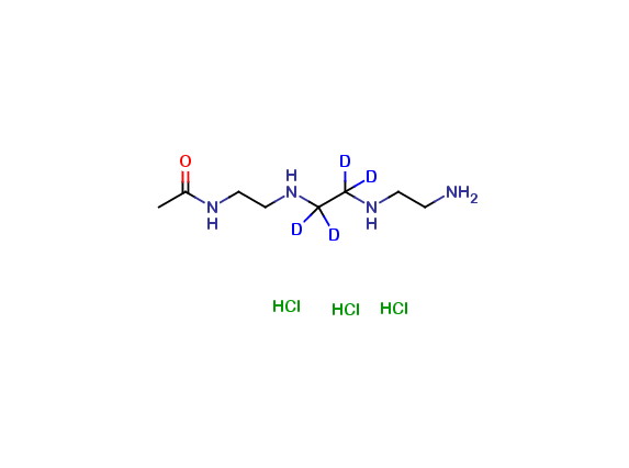 N1-Acetyl triethylenetetramine trihydrochloride D4