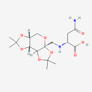 N2-[1-Deoxy-2,3:4,5-bis-O-(1-methylethylidene)-β-D-fructopyranos-1-yl]-L-asparagine