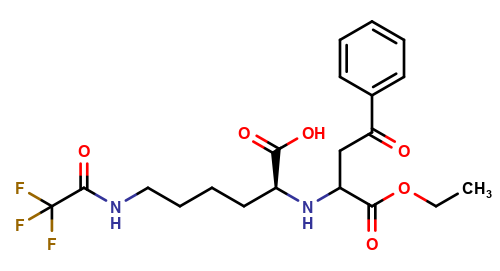 N2-(1-Ethoxycarbonyl-3-oxo-3-phenylpropyl)-N6-trifluoroacetyl-L-lysine