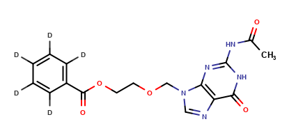 N2-Acetyl Acyclovir Benzoate-d5